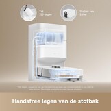 DREAME D20 Pro Plus-robotstofzuiger, zuigkracht van 13.000 Pa, dubbele ontwarrende borstel voor dierenhaar, hoekreiniging, zelflegend, LDS-navigatie en laservermijding, 2-in-1 stofzuiger en dweil