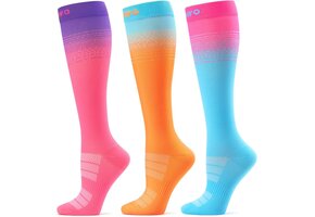 3 Paar Compressiekousen 15-20 mmHg - Maat S-M - 39% Korting