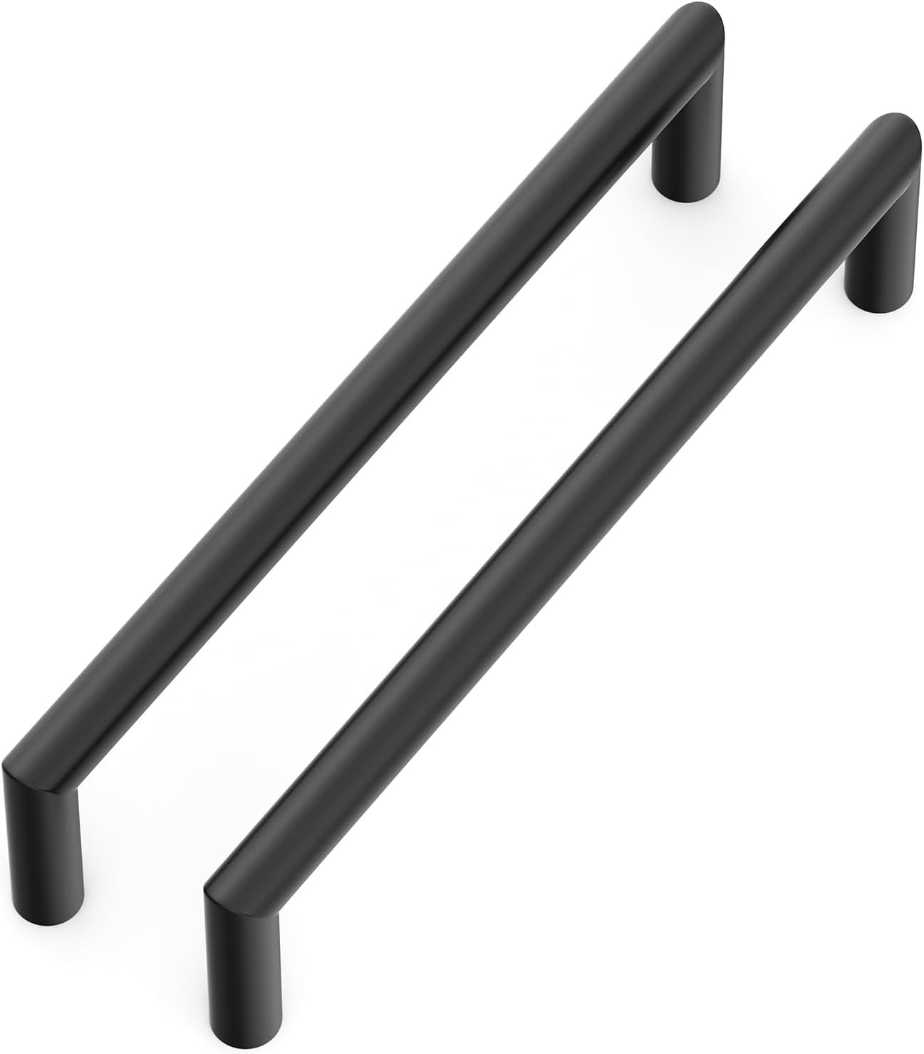 Goldenwarm 10 stuks zwarte kastgrepen met een lochafstand van 160 mm, zwarte meubelgrepen, roestvrij staal, keukengrepen, grepen voor kasten, keukengrepen