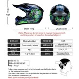 Motocross Fullface MTB-helm voor kinderen, met handschoenen, masker bril, downhill motorhelm kinderen, helmset heren ATV motorhelm, MX Enduro, MTB-helm, motorhelm, downhill helm
