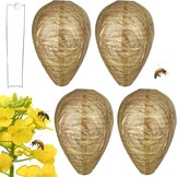 Horzelnest Decoratie - Diervriendelijke Wespenverjager - Geel (73% Korting)