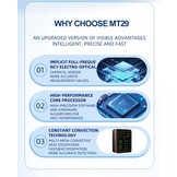 WiFi 15-in-1 luchtkwaliteitsmonitor Smartphone APP - Dual Chip - Sensoren detecteren CO2, PM2.5/PM10, HCHO, TVOC | Realtime AQI-waarschuwingen en aangepaste drempels | voor thuis, auto, kantoor