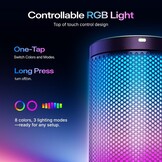 MAONO DGM20S Zwarte USB Condensator Gaming Microfoon met Mute, Gain en RGB Verlichting
