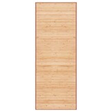 vidaXL Tapijt 80x200 cm bamboe bruin