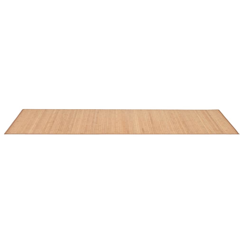vidaXL Tapijt 80x200 cm bamboe bruin