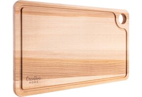 Beukenhouten Snijplank met Sapgroef & Handvat | 34% Korting
