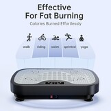 JOROTO JV30 Vibratieplaat | Training voor het hele lichaam voor thuis| 9 Schudstanden | 99 Trillingsniveaus | met Afstandsbediening Weerstandsbanden | Belastbaarheid 150kg | Gewichtsverlies