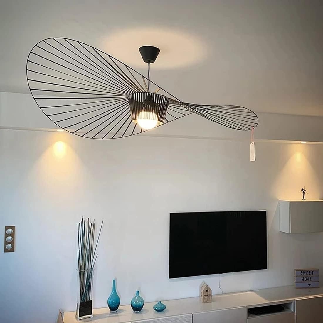 Vertigo 80cm Zwarte Kroonluchter - Vintage & Modern - 34% Korting!