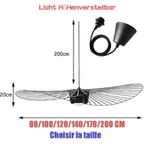 Vertigo 80cm Zwarte Kroonluchter - Vintage & Modern - 34% Korting!