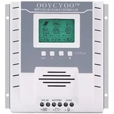 60A Solar Charge Controller MPPT Solar Charge Controller 12V 24V DC 100V Automatische Identificatie, 99% laadefficiëntie Solar Controller voor lithium / GEL / Flooded batterij