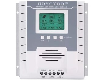 60A Solar Charge Controller MPPT Solar Charge Controller 12V 24V DC 100V Automatische Identificatie, 99% laadefficiëntie Solar Controller voor lithium / GEL / Flooded batterij