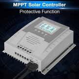 60A Solar Charge Controller MPPT Solar Charge Controller 12V 24V DC 100V Automatische Identificatie, 99% laadefficiëntie Solar Controller voor lithium / GEL / Flooded batterij