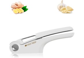 Multifunctionele Knoflookpers met Schiller - Wit - 27% Korting
