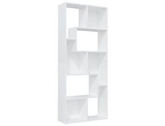 vidaXL Boekenkast 67x24x161 cm bewerkt hout wit