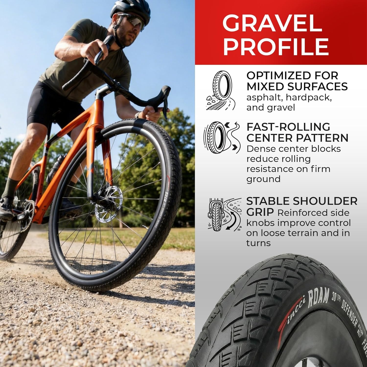 Fincci Banden 700 x 32c - Paar inklapbare elastieken 28 inch 32-622 met 1 mm lekbescherming voor volwassenen, statisch, elektrisch, grind, straat en stadsfiets, verpakking van 2 stuks