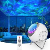 ibell Sterrenprojector, sterrenprojector, plafondprojector, kinderen, led, romantische muzieklamp, sterrenhemel, met USB, timer, afstandsbediening, cadeau voor volwassenen en kinderen