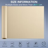 Lederen reparatiepleisters, beige, 40 x 100 cm, zelfklevend, reparatieset van kunstleer, zelfklevend, voor autostoelen, banken, jassen, tassen