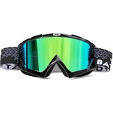 Motocross en MTB Bril - Zwart Groen | Beschermende Crossbril voor Motor, Ski en ATV