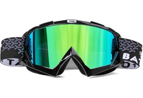 Universele Crossbril Motor/MTB/Ski Zwart Groen - 35% Korting!