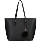 URAQT Zwarte PU Lederen Handtas voor Dames - Ruim & Lichtgewicht Laptoptas (met Portemonnee)