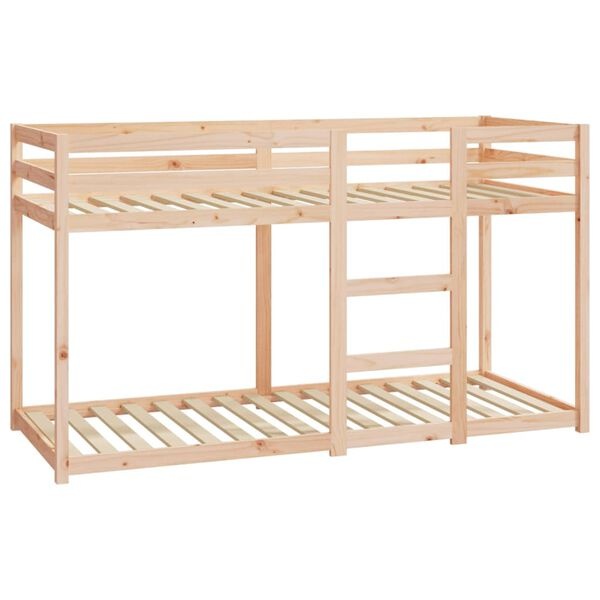 vidaXL Stapelbed massief grenenhout 75x190 cm