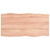 Eikenhouten Tafelblad Natuurlijke Rand - 100x50cm - 33% Korting!