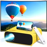 Mini-projector, HD-projector met 1084P-resolutie geel 269A-01
