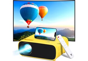 Mini Beamer HD 1084P Geel - 34% Korting!