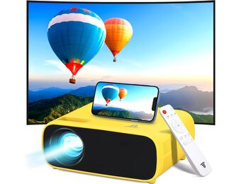 Mini-projector, HD-projector met 1084P-resolutie geel 269A-01