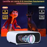 Mini-projector, HD-projector met 1084P-resolutie geel 269A-01