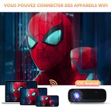Mini-projector, HD-projector met 1084P-resolutie geel 269A-01