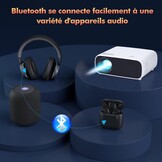 Mini-projector, HD-projector met 1084P-resolutie geel 269A-01