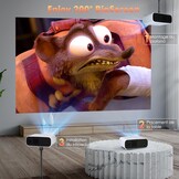 Mini-projector, HD-projector met 1084P-resolutie geel 269A-01