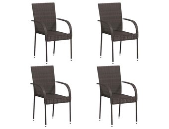 VidaXL Tuinstoelen Stapelbaar 4x - 35% Korting!