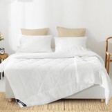 Zomerdekbed 200x220cm Wit Microvezel | 150 g/m² | 28% Korting