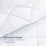 Zomerdekbed 200x220cm Wit Microvezel | 150 g/m² | 28% Korting