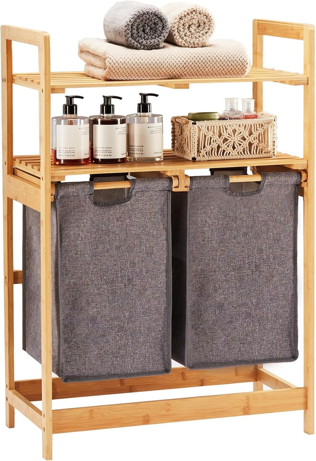 Wasmand Bamboe met 2 Zakken - 29% Korting!