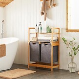 Wasmand Bamboe met 2 Zakken - 29% Korting!