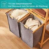 Wasmand Bamboe met 2 Zakken - 29% Korting!