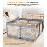 Baby Box 130x130cm (34% Korting) | Veilige Speelbox 68cm Hoog
