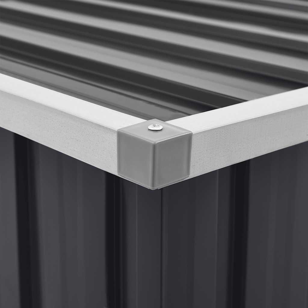 vidaXL Tuinbox 149x99x93 cm antraciet