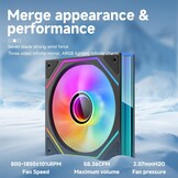 120mm ARGB PC Ventilator met Oneindige Spiegel (71% Korting)