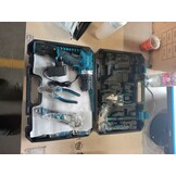 Sundpey Accuschroefboormachine, 12 V, complete gereedschapskoffer, 206 delen met klopboor, gereedschapsset met complete boorset voor de decoratie van het huis