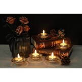 Eldnacele LED kaarsen met timer, 6 stuks, warm wit, 3D vlam