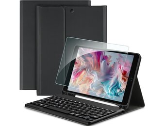 iPad 10.2" Toetsenbordhoes QWERTZ Duits - 33% Korting