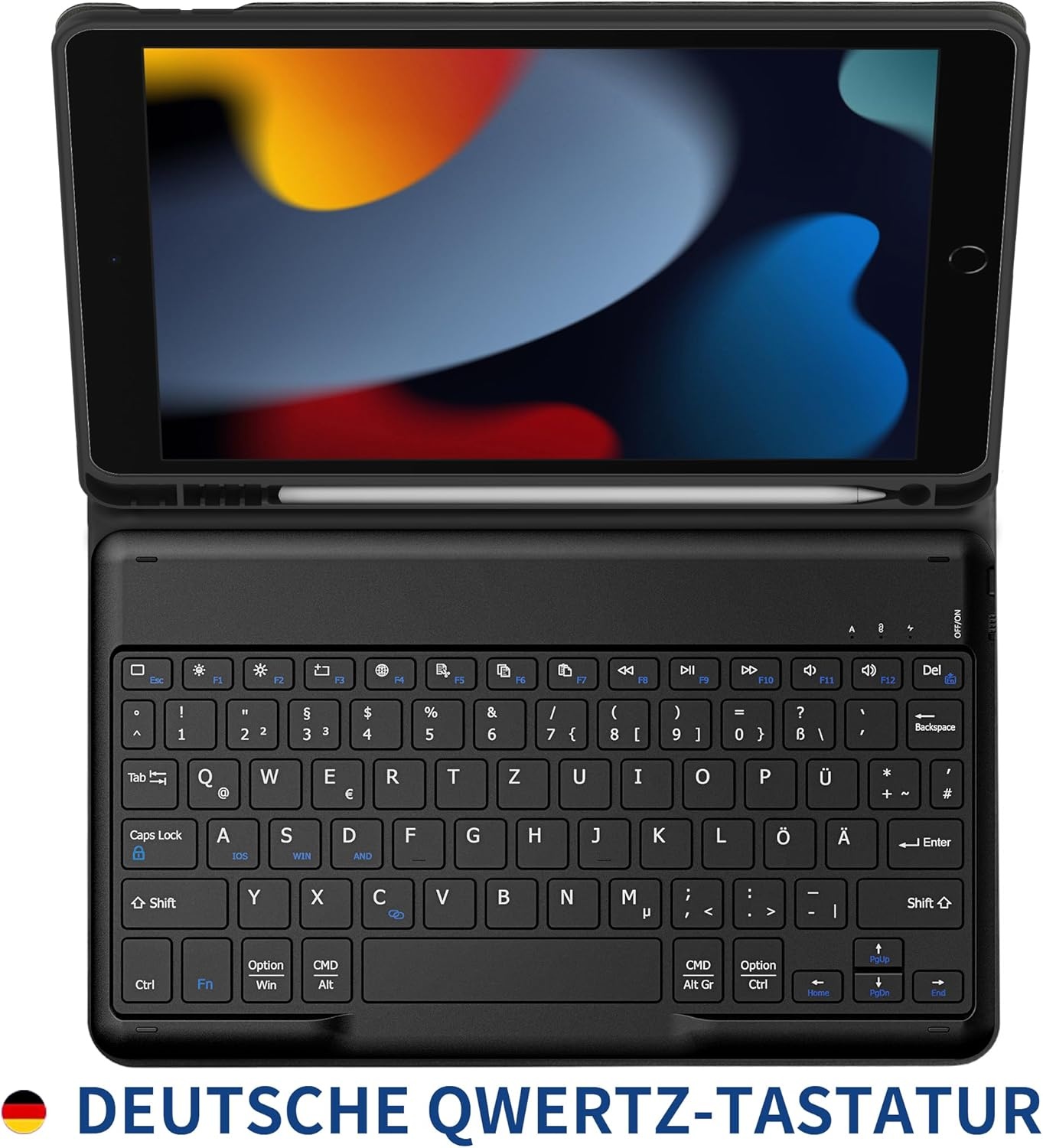 Toetsenbordhoes iPad 10.2" QWERTZ (Duits) - 71% Korting