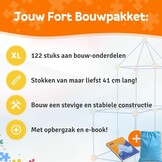 Bouw Fort Speelgoed XL met 122 Onderdelen | -29% Korting
