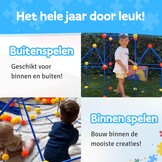 Bouw Fort Speelgoed XL met 122 Onderdelen | -29% Korting
