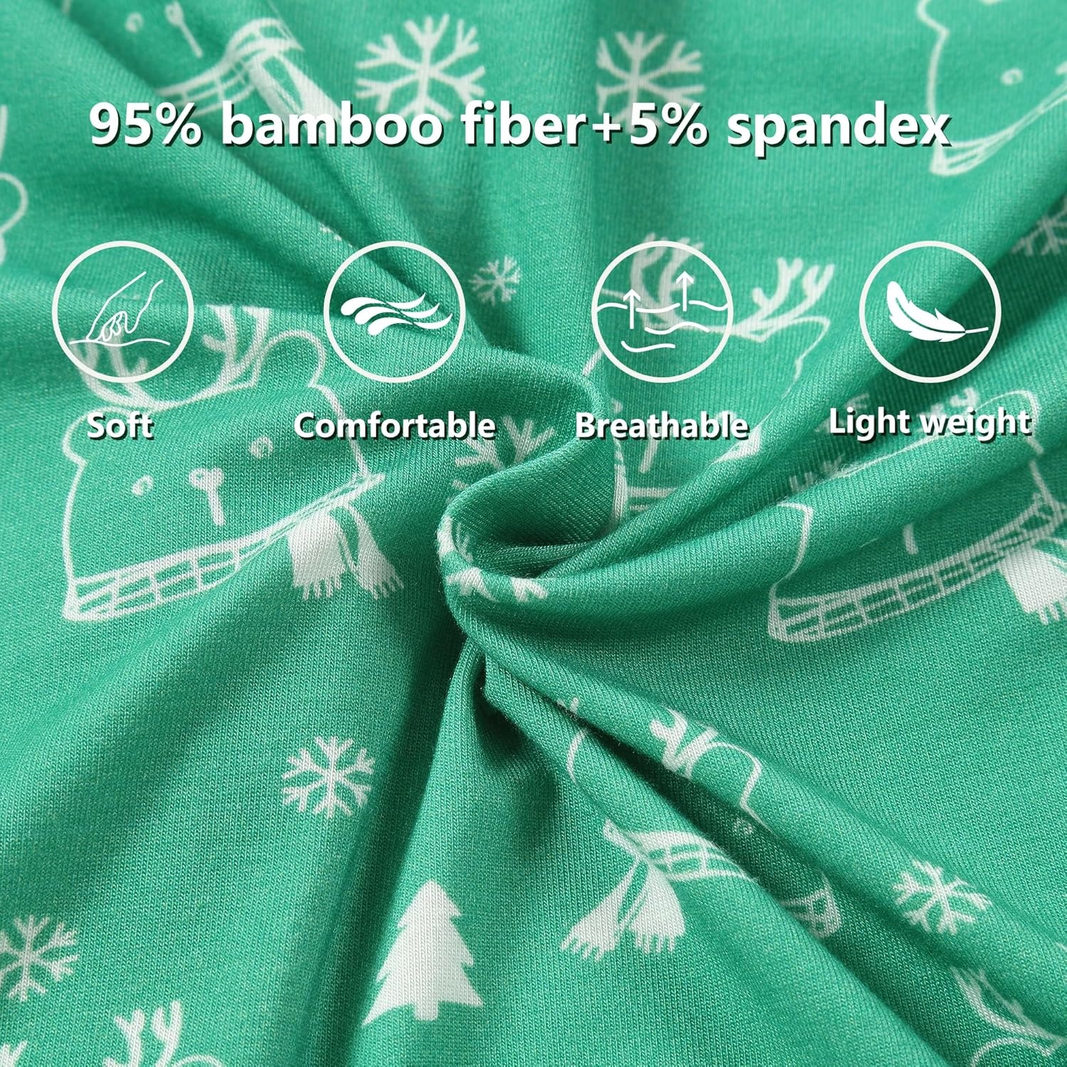 Baby Onesie 2-Pack Kerst Bamboe 0-24m | Unisex | 75% Korting