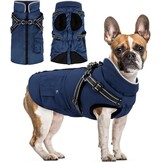Waterdichte Hondenjas Navy Blauw - Maat S | -71%